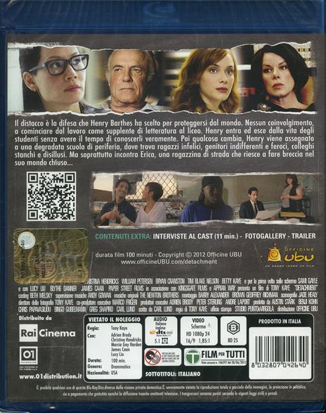 Detachment. Il distacco di Tony Kaye - Blu-ray - 2