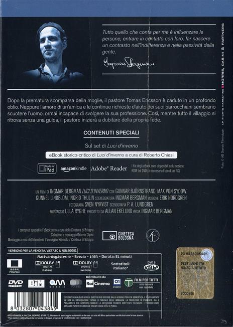Luci D'Inverno (DVD) di Ingmar Bergman - DVD - 2