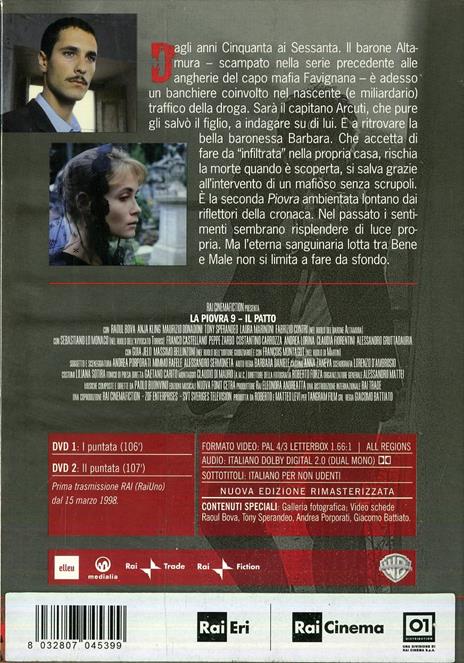 La Piovra 9. Il patto (2 DVD) di Giacomo Battiato - DVD - 2