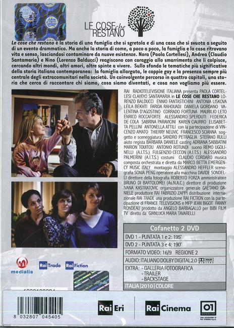 Le cose che restano di Gianluca Maria Tavarelli - DVD - 2