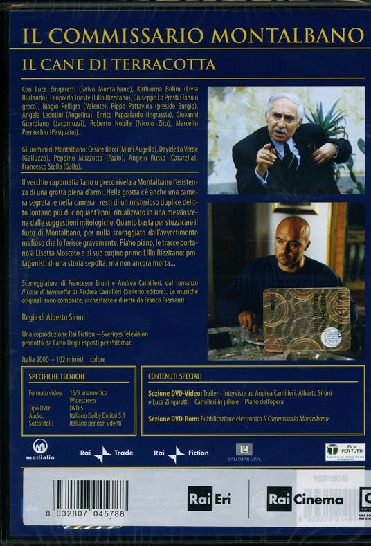 Il commissario Montalbano. Il cane di terracotta di Alberto Sironi - DVD - 2