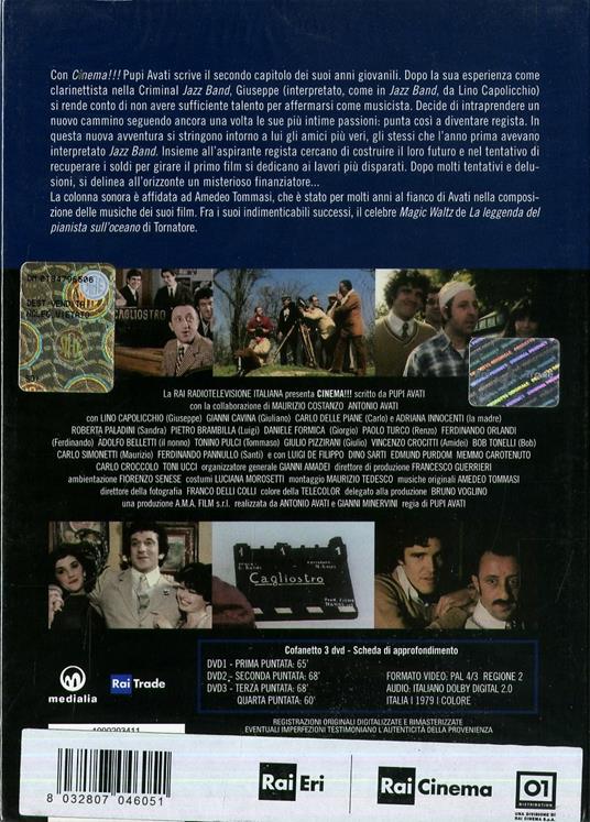 Cinema!!! (3 DVD) di Pupi Avati - DVD - 2