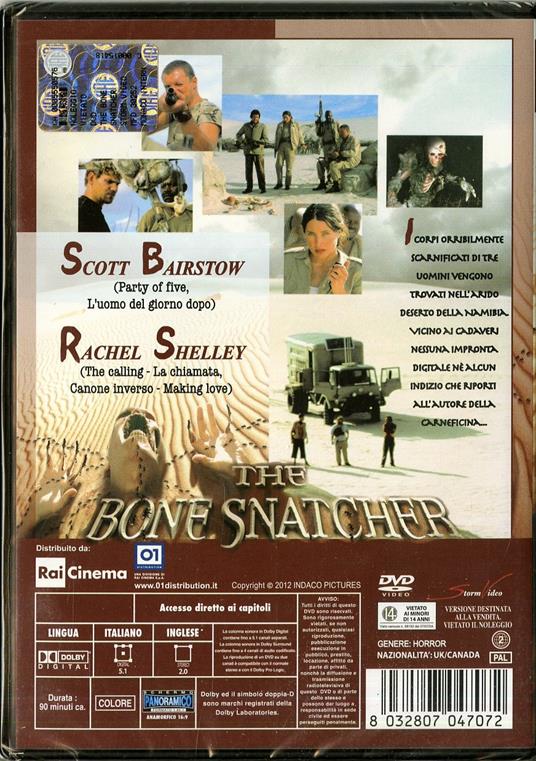 Bone Snatcher. Cacciatore di ossa (DVD) di Jason Wulfsohn - DVD - 2