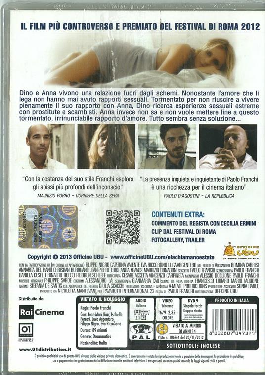 E la chiamano estate di Paolo Franchi - DVD - 2