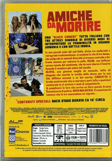 Amiche da morire di Giorgia Farina - DVD - 2