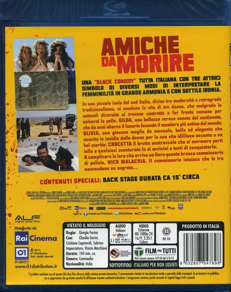 Amiche da morire di Giorgia Farina - Blu-ray - 2