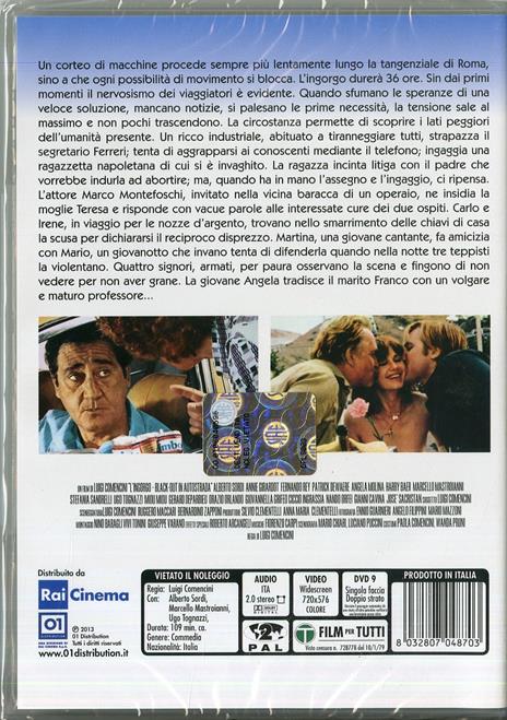 Blackout in autostrada. L'ingorgo, una storia impossibile di Luigi Comencini - DVD - 2