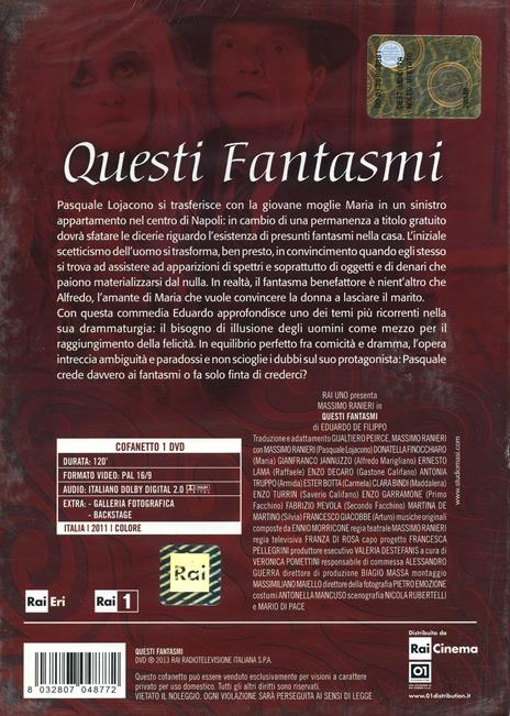 Questi fantasmi di Franza Di Rosa,Massimo Ranieri - DVD - 2