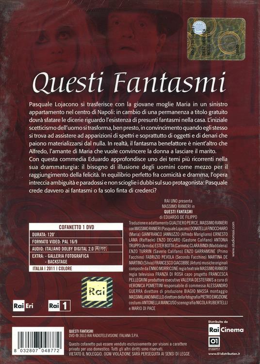 Questi fantasmi di Franza Di Rosa,Massimo Ranieri - DVD - 2