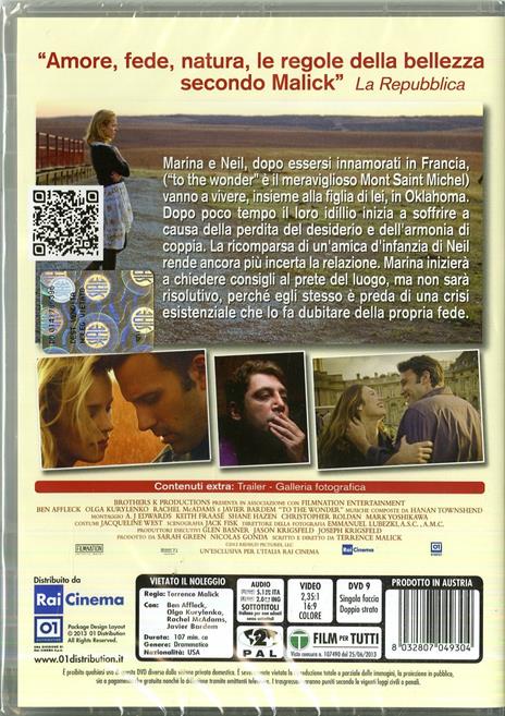 To the Wonder di Terrence Malick - DVD - 2