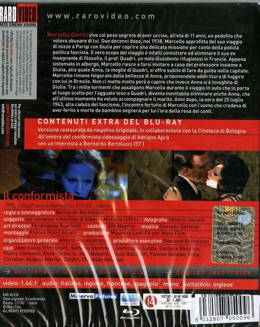 Il conformista di Bernardo Bertolucci - Blu-ray - 2