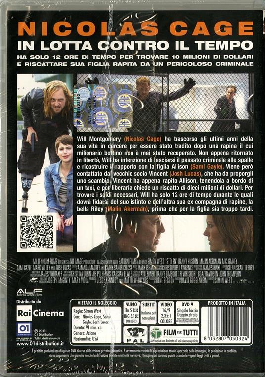 Stolen di Simon West - DVD - 2