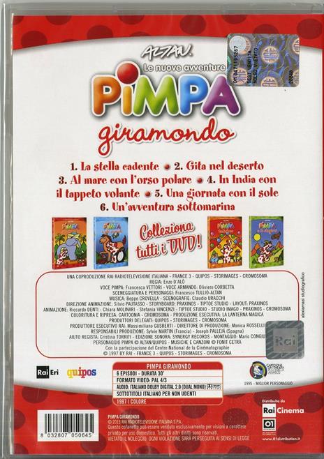 Pimpa. Le nuove avventure. Pimpa giramondo di Enzo D'Alò - DVD - 2