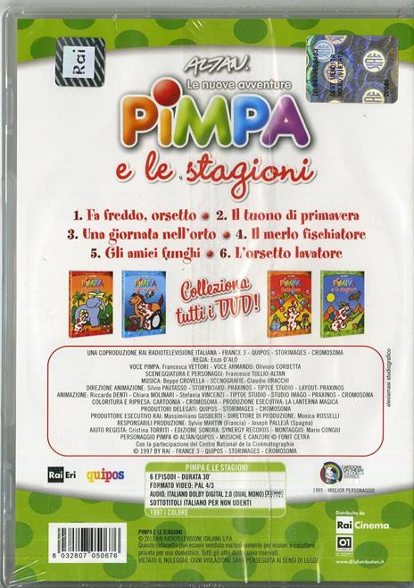 Pimpa. Le nuove avventure. Pimpa e le stagioni di Enzo D'Alò - DVD - 2