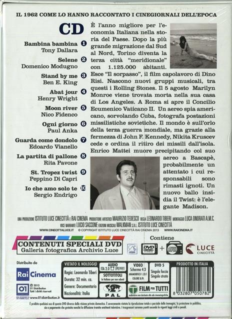 Il tuo anno. 1962 di Leonardo Tiberi - DVD - 2