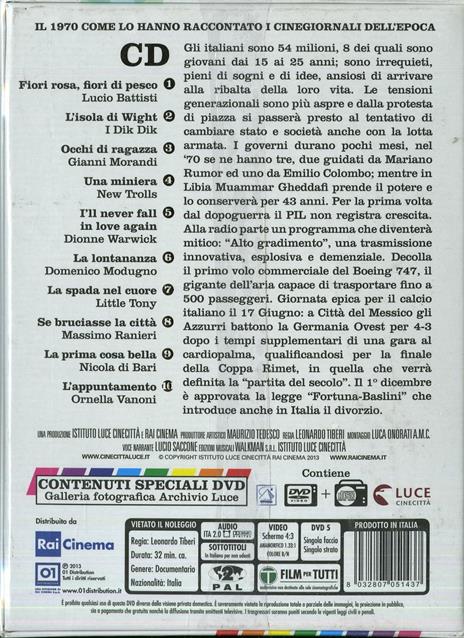 Il tuo anno. 1970 di Leonardo Tiberi - DVD - 2