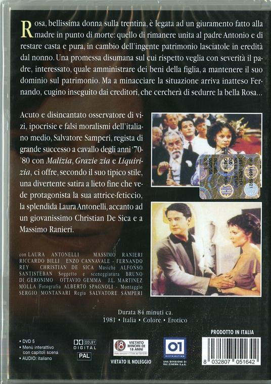 Casta e pura di Salvatore Samperi - DVD - 2