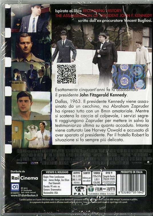 Parkland di Peter Landesman - DVD - 2