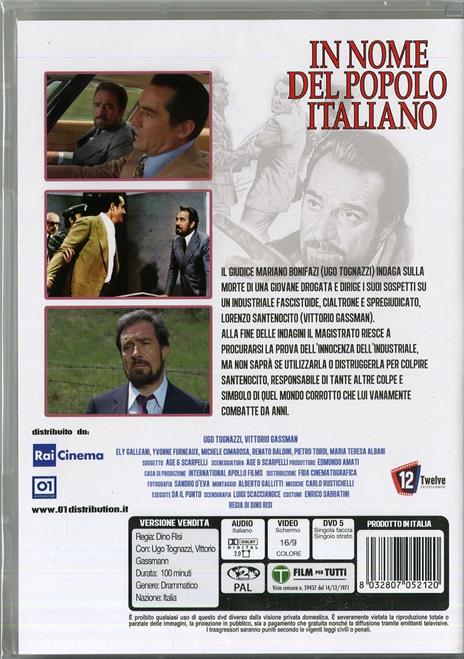 In nome del popolo italiano di Dino Risi - DVD - 2