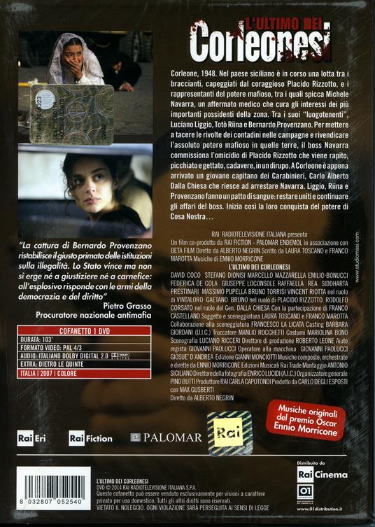 L' ultimo dei corleonesi di Alberto Negrin - DVD - 2