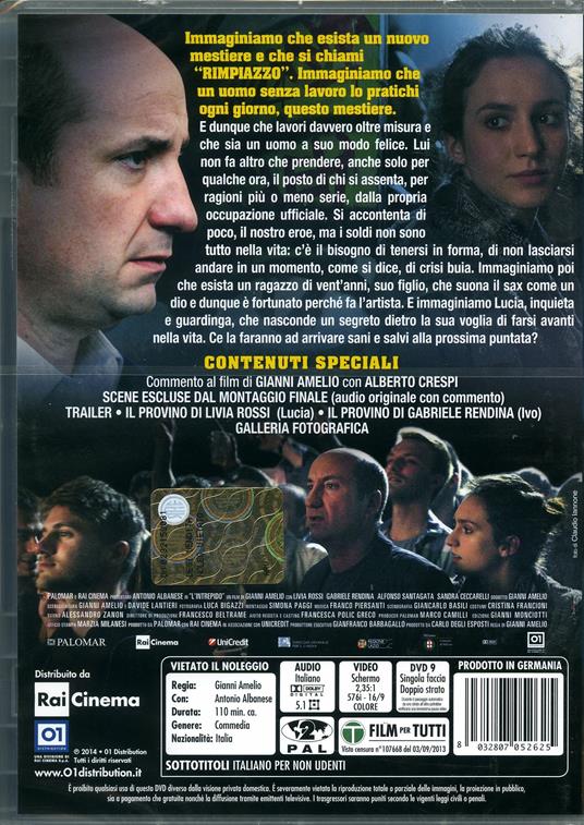 L' intrepido di Gianni Amelio - DVD - 2