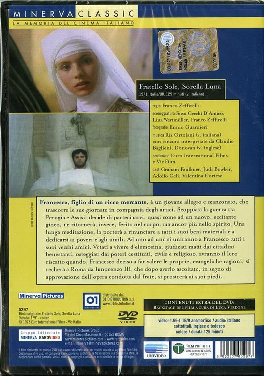 Fratello Sole sorella Luna di Franco Zeffirelli - DVD - 2