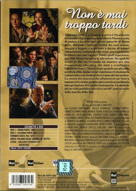 Non è mai troppo tardi (2 DVD) di Giacomo Campiotti - DVD - 2