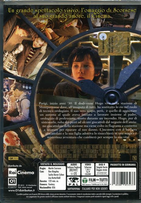 Hugo Cabret di Martin Scorsese - DVD - 2