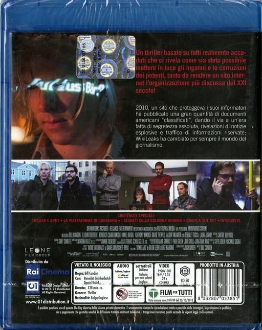 Il quinto potere di Bill Condon - Blu-ray - 2