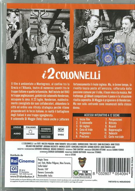 I due colonnelli di Steno - DVD - 2