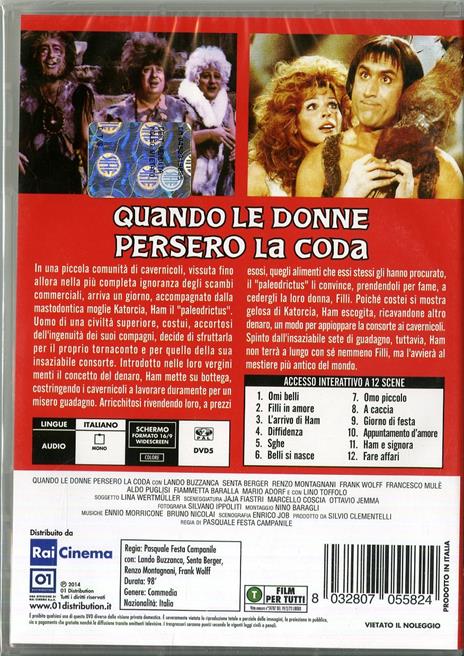 Quando le donne persero la coda di Pasquale Festa Campanile - DVD - 2