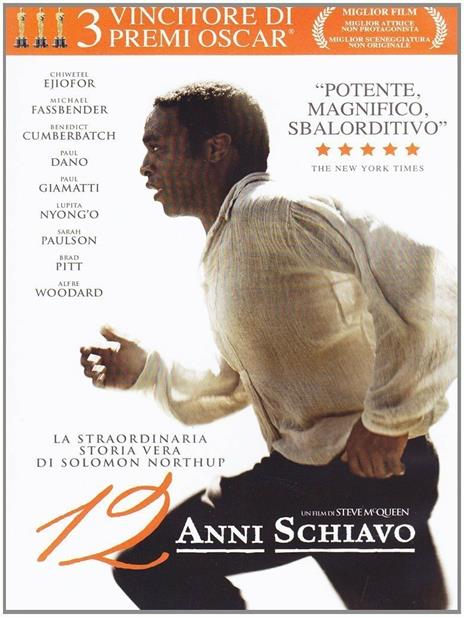 12 anni schiavo di Steve McQueen - DVD