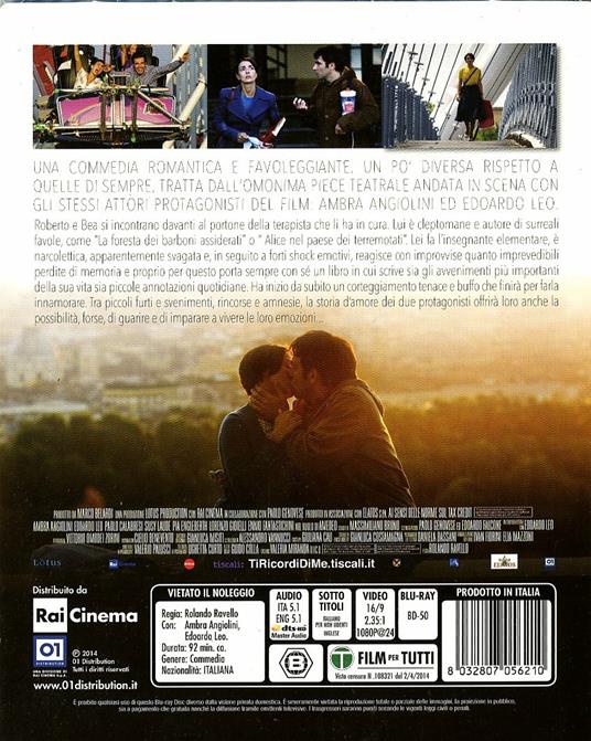 Ti ricordi di me? di Rolando Ravello - Blu-ray - 2