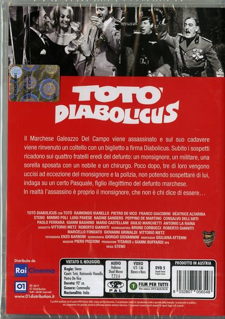 Totò diabolicus di Steno - DVD - 2