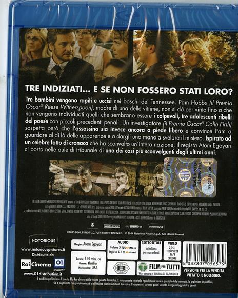 Devil's Knot. Fino a prova contraria di Atom Egoyan - Blu-ray - 2