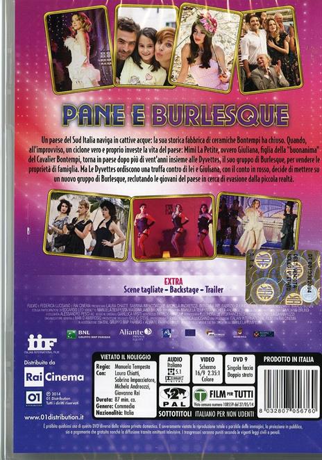 Pane e burlesque di Manuela Tempesta - DVD - 2