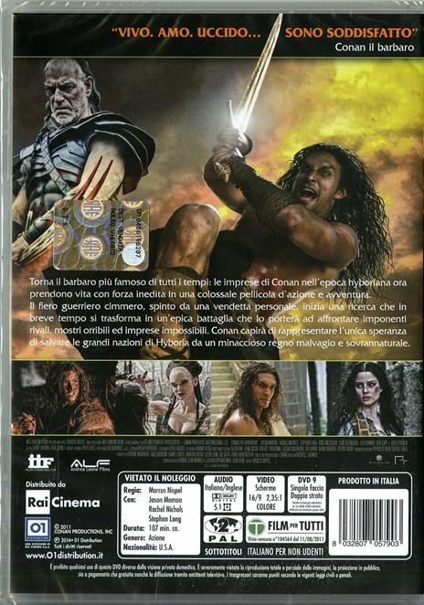 Conan the Barbarian 3D di Marcus Nispel - DVD - 2