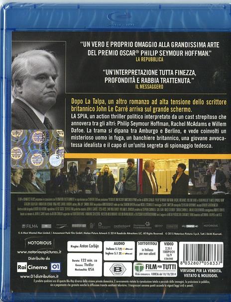 La spia. A Most Wanted Man di Anton Corbijn - Blu-ray - 2