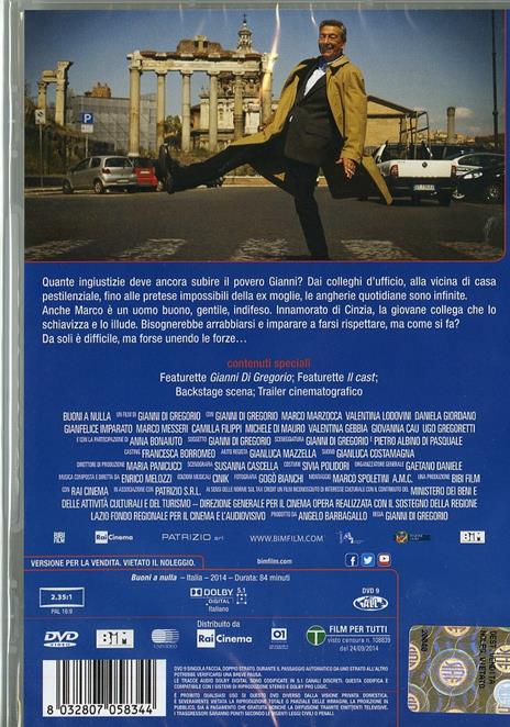 Buoni a nulla di Gianni Di Gregorio - DVD - 2