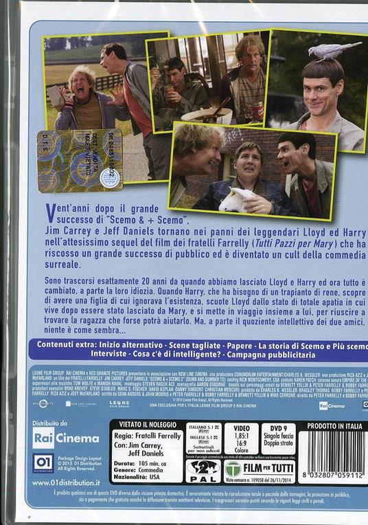 Scemo & + scemo 2 di Peter Farrelly,Bobby Farrelly - DVD - 2