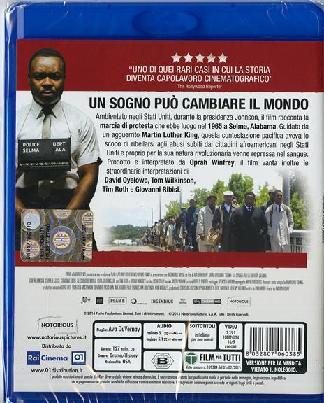 Selma. La strada per la libertà di Ava DuVernay - Blu-ray - 2