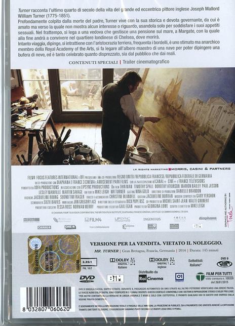 Turner di Mike Leigh - DVD - 2