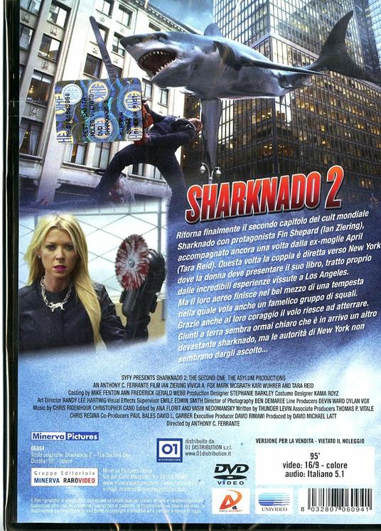Sharknado 2 di Anthony C. Ferrante - DVD - 2