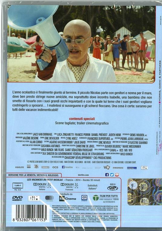 Le vacanze del piccolo Nicolas di Laurent Tirard - DVD - 2