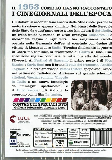 Il tuo anno. 1953 di Leonardo Tiberi - DVD - 2