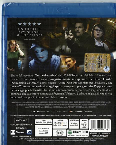 Predestination di The Spierig Brothers - Blu-ray - 2