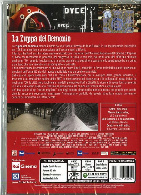 La zuppa del demonio di Davide Ferrario - DVD - 2