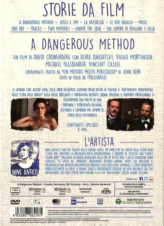 A Dangerous Method di David Cronenberg - DVD - 2