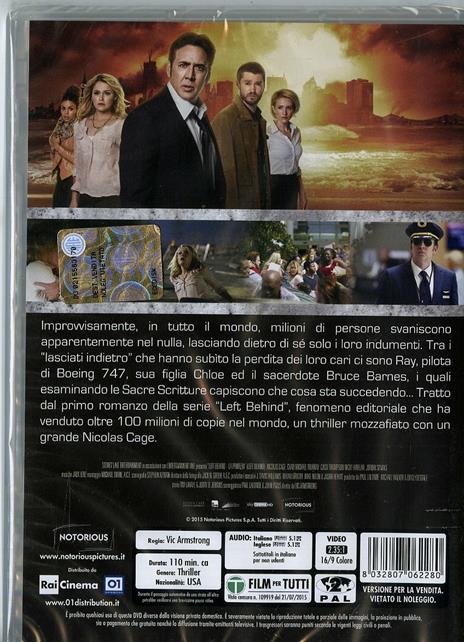 Left Behind. La profezia di Vic Armstrong - DVD - 2