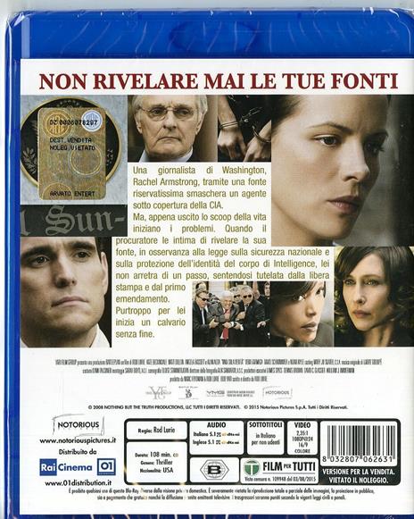 Una sola verità di Rod Lurie - Blu-ray - 2